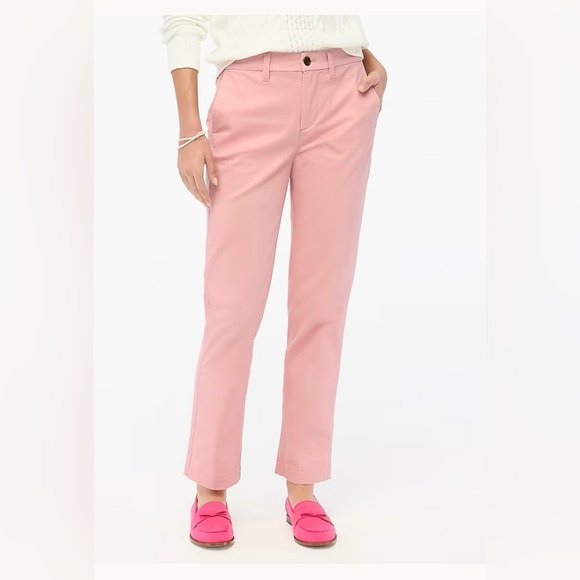 EUC JCrew High Rise Girlfriend Chino Pants - Picture 3 of 5